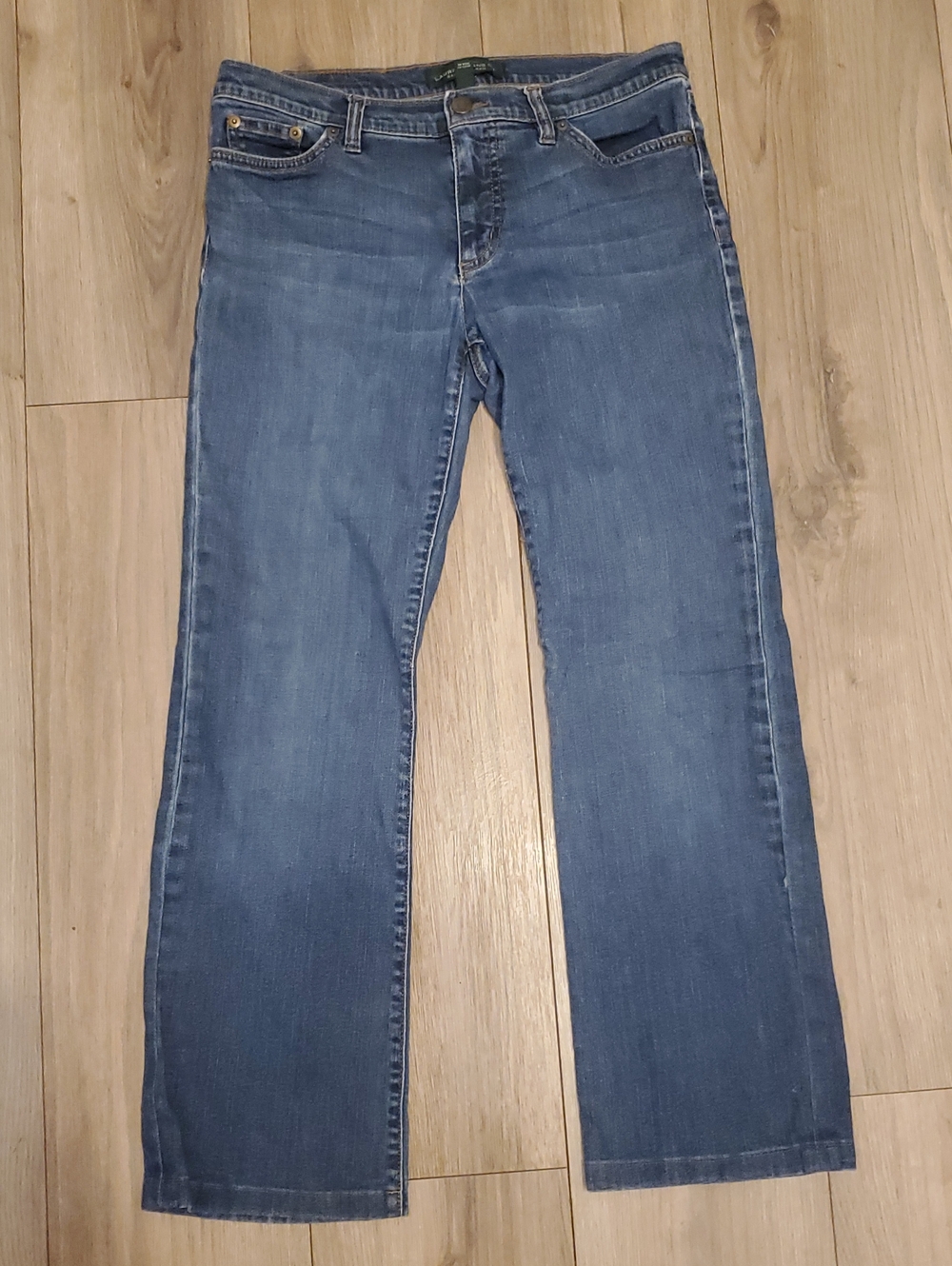 Ralph Lauren Double RL Women's Straight Leg Jeans - Medium Blue
